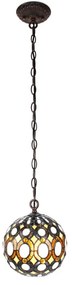 Lampa Tiffany závesná luster Ø20X116