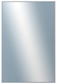DANTIK - Zrkadlo v rámu, rozmer s rámom 80x160 cm z lišty Hliník strieborná drásaná (7269218)