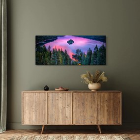 Obraz - Jazero Tahoe, Sierra Nevada, Kalifornia, USA (120x50 cm)