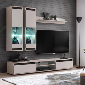 Obývacia stena Modo Cz Md Kašmír/Čierna