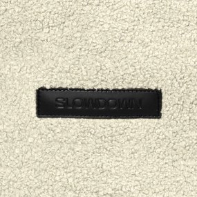 Svetlosivý detský sedací vak z textílie buklé Cocoon 120 – SLOWDOWN