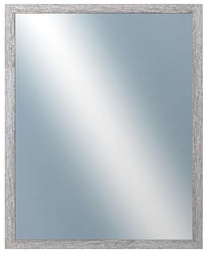 DANTIK - Zrkadlo v rámu, rozmer s rámom 80x100 cm z lišty RETRO šedá (2530)