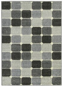 Koberce Breno Kusový koberec PORTLAND 172/RT4K, sivá, viacfarebná,160 x 235 cm
