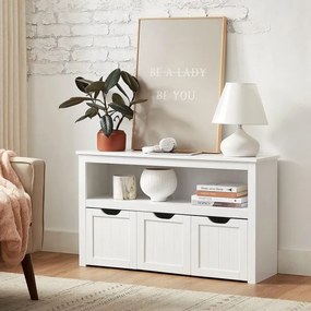 Policová skriňa SORELL biela