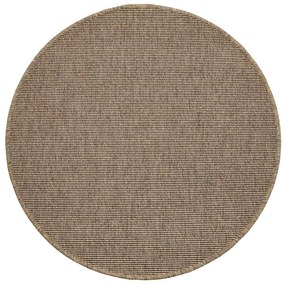 Vopi, Kusový koberec Nature NEW prírodný kruh, 100x100 (priemer) kruh, oranžová, kuchyňa