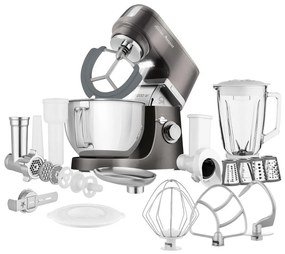 Sencor - Kuchynský robot s nerezovou misou 1000W/230V šedá