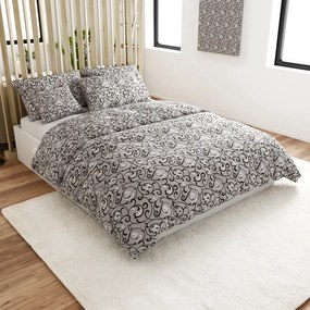 Polybavlnené obliečky ORIENT POLY sivé Rozmer obliečky: 2 ks 70 x 90 cm | 200 x 220 cm