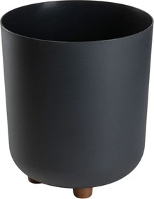 PLASTOVÝ KVETINÁČ TERRA 24X27,5 CM ANTRACITOVÁ