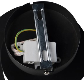 Inteligentné stropné svietidlo so špirálovým tienidlom čierne vrátane Wifi A60 - Scroll