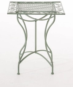 Kovový stôl GS19599 - Zelená antik