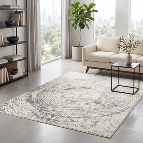 Angel Carpet, Kusový koberec Aurora 55 Grey, 120x170, šedá, kancelária