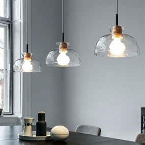 Toolight Toolight, závesné svietidlo APP1184-1CP C, hnedá-číra, OSW-14027