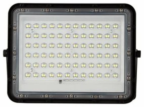 LED Vonkajší solárny reflektor LED/15W/3,2V IP65 4000K čierna + DO