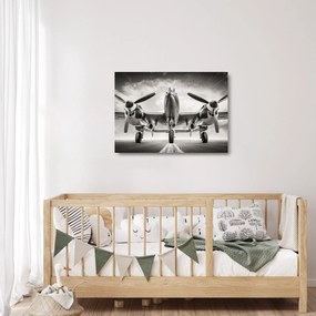 Sklenený obraz - Warbird (70x50 cm)