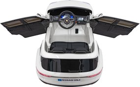 Ramiz Porsche Cayenne S Batéria pre deti Paint Biela SUV + diaľkové ovládanie