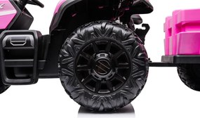 LEAN CARS BLT-206 Batériový traktor ružový