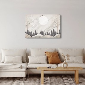 Obraz - Zimná krajina (90x60 cm)
