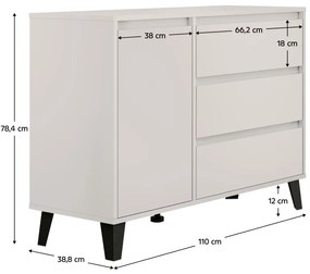 Komoda BOGAN 1D3S, kašmír