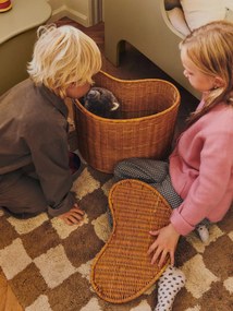 Ferm Living Úložný kôš s vekom Willora Braided Menší