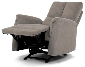 Autronic BONTEC Polohovacie kreslo, béžová, látka, TV-S8449 CRM2 Farba: Šedá