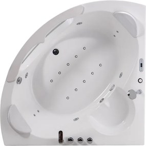 BPS-koupelny Hydromasážna vaňa HYD-SIG635W 150x150 bez ohrevu