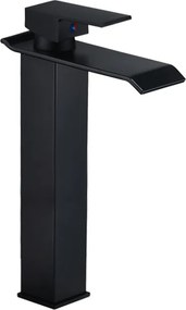 Mexen Apus, vysoká umývadlová batéria, čierna, 744710-70