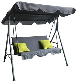 Záhradná hojdačka TRAPPIN A sivá