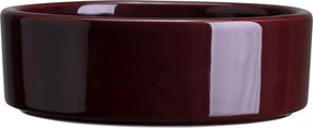 Podstavec pod kvetináč Hoff glazúrovaný 21 cm burgundská červená