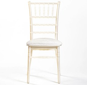CHIAVARI PLASTIC PLASTOVÁ SVADOBNÁ STOLIČKA white