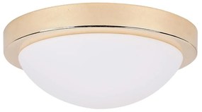 Stropné svietidlo v zlatej farbe so skleneným tienidlom ø 28 cm Roda - Candellux Lighting