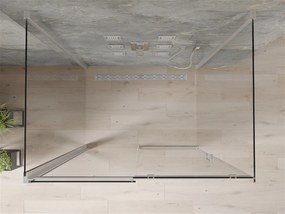 Mexen 3-stenná sprchová kabína Omega, 120 x 100 cm, priehľadná, chrómová, 825-120-100-01-00-3S