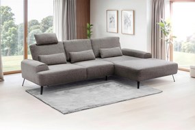 XXXLutz ROHOVÁ SEDAČKA, textil, sivohnedá MID.YOU - Sedačky - 000694007704