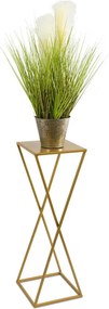 STOJAN NA KVETINÁČ LOFT5 70X24X24 CM ZLATÁ