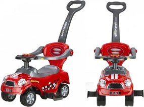 LEAN CARS Push Ride s vodiacim kupé Červená