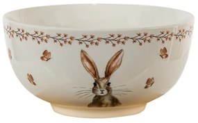 Porcelánová miska Rustic Easter Bunny - Ø 14*7 cm / 0.5 L