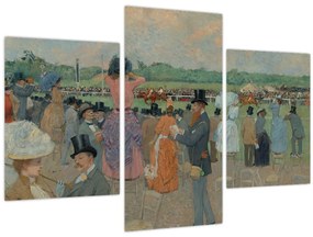 Obraz - Jean-Louis Forain, The Races at Longchamp, reprodukcia (90x60 cm)