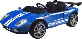 JOKOMISIADA Detské auto na batériu Ford GT so 4 motormi dvojmiestne s diaľkovým ovládaním modré PA0337