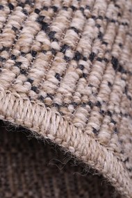 Koberec Indiana 08625A JUTE / BLACK