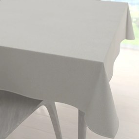 Biante Veľký dekoračný štvorcový obrus BKU-101 Svetlo sivý 250x250 cm