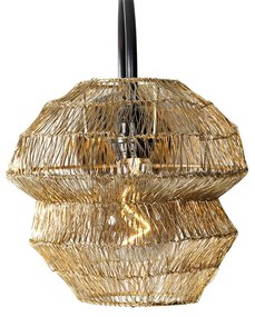 Orientálna nástenná lampa zlatá - Vadi