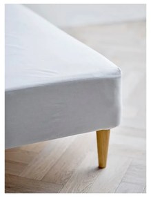 Biela napínacia plachta z Bio bavlny 180x200 cm Calm – Södahl