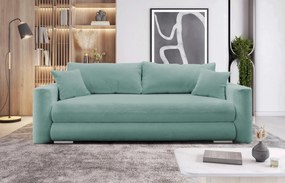 XXXLutz ROZKLADACIA POHOVKA, textil, svetlomodrá MID.YOU - Sedačky - 001574006103