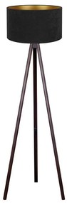 Brilagi - Stojacia lampa VELVET 1xE27/60W/230V wenge/čierna