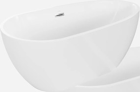 Mexen EOS, voľne stojaca vaňa 170x80 cm + sifón, biela lesklá, 52471708000