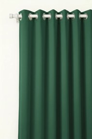Záves na krúžkoch HOLD fľašovo zelený 140x250 cm