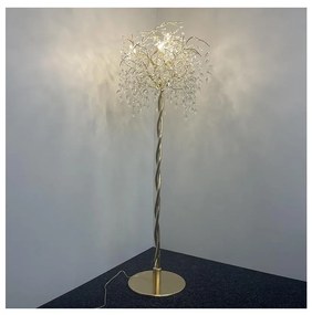 Krištáľová stojacia lampa 5xG9/40W/230V zlatá