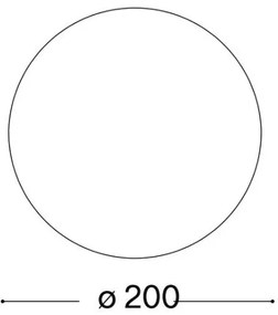 Ideal Lux - Náhradné sklo univerzálne MAPA E27, priemer 20 cm, biele