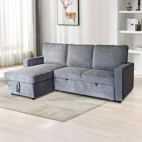 Rozkladacia rohová súprava Catini FREYA s úložným priestorom