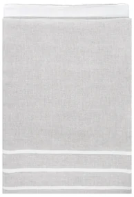 Ľanový uterák Usva, ľan-biely, Rozmery  70x130 cm