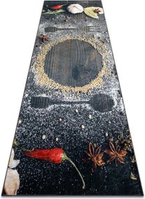 Protišmykový koberec / behúň ANDRE 33150 hnedý / béžový